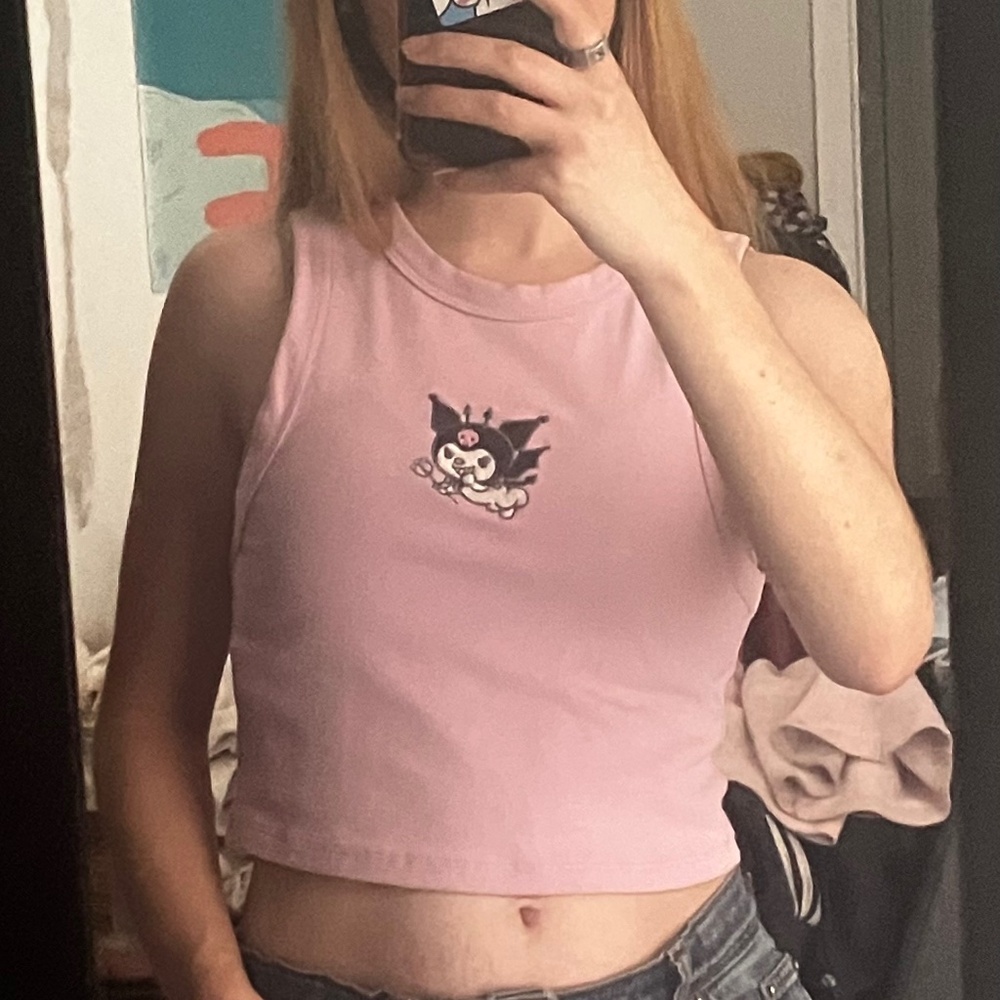 Pink Kuromi Forever 21 Crop Top